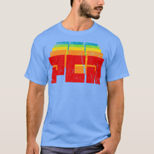 PCR Distressed Retro Design T-Shirt