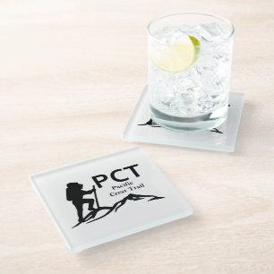 PCT  -  Pacific Crest Trail Glass Coaster