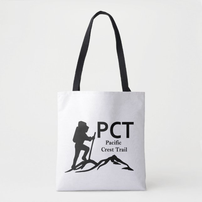 PCT  -  Pacific Crest Trail Tote Bag (Front)