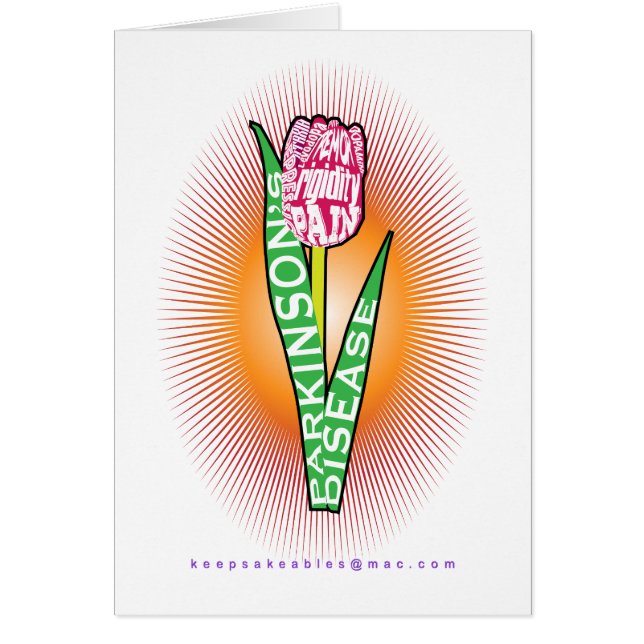 PD Wordy Tulip with burst (Front)