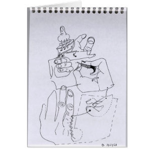 PDD 8 Small Weak Drawings Jeux de Mains Card