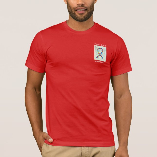 PDD-NOS Awareness Puzzle Ribbon Tee (Front)