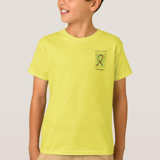 PDD-NOS Awareness Puzzle Ribbon Tee (Front)