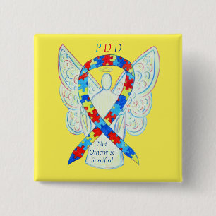 PDD-NOS (Not Otherwise Specified) Angel Ribbon Pin