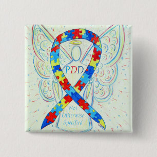 PDD-NOS (Not Otherwise Specified) Angel Ribbon Pin