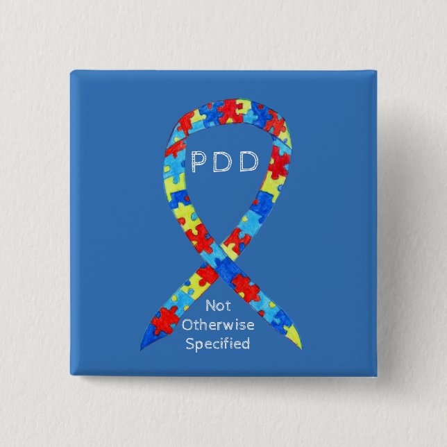 PDD-NOS (Not Otherwise Specified) Ribbon Pin (Front)