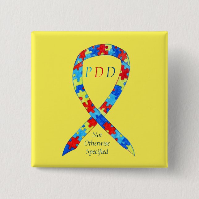 PDD-NOS (Not Otherwise Specified) Ribbon Pin (Front)