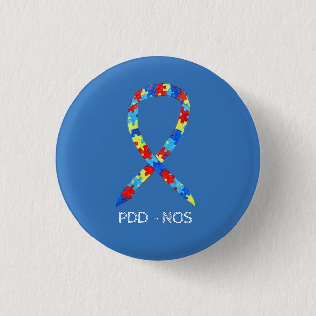 PDD-NOS (Not Otherwise Specified) Ribbon Pins (Front)