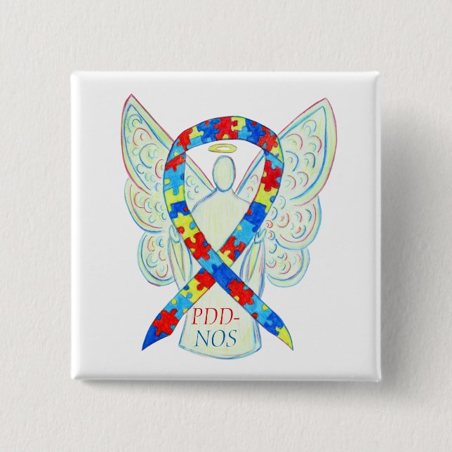 PDD-NOS (Not Otherwise Specified) Ribbon Pins (Front)