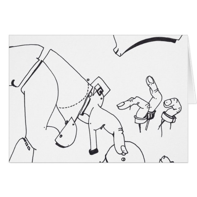 PDD Small Weak Drawings Surreal Prosthetic Fingers (Front Horizontal)