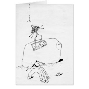 PDD Small Weak Drawings Toaster Doodles card