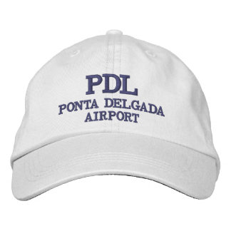 PDL Ponta Delgada Airport Embroidered Hat