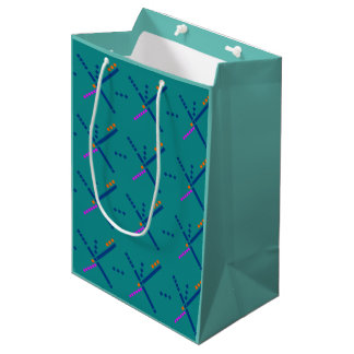 PDX Airport Carpet Portland Oregon Medium Gift Bag
