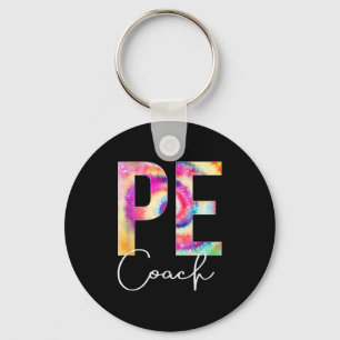Pe Coach Tie Dye Back To School Women Appreciation Key Ring