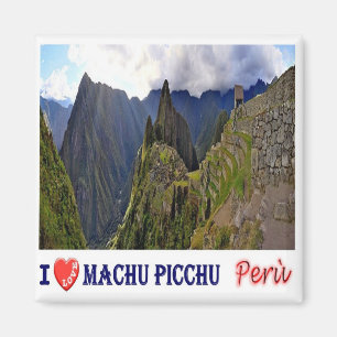 PE - Peru - Machu Picchu - I Love Magnet