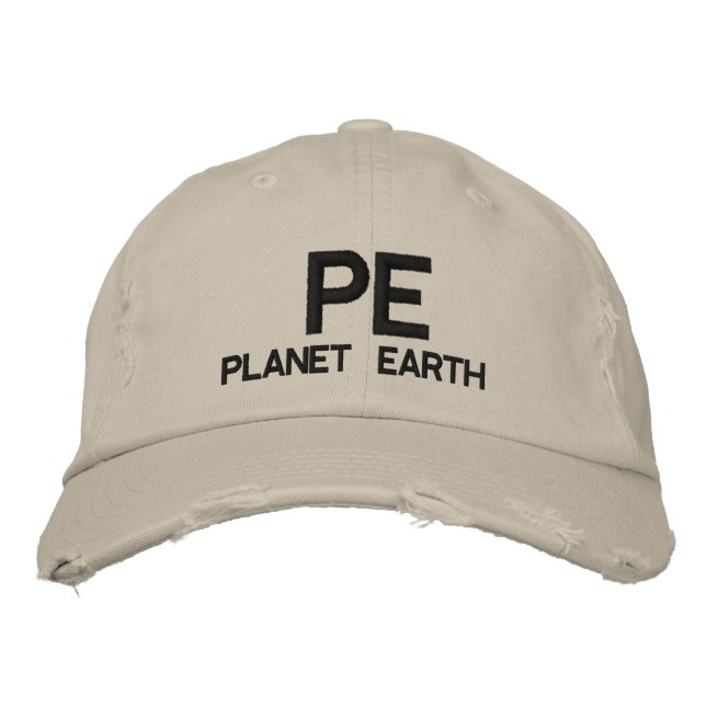 PE  - Planet Earth Baseball Cap (Front)