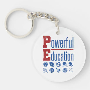 PE Powerful Education PE Teacher Key Ring