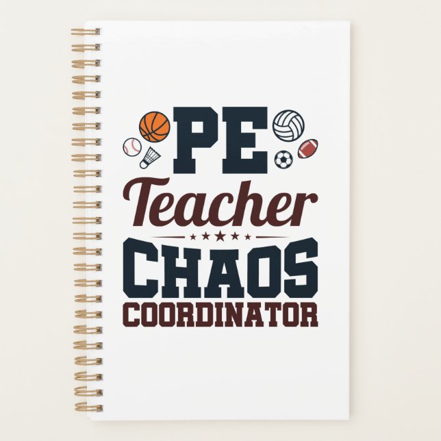 PE Teacher Chaos Coordinator Planner (Front)