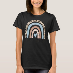 PE Teacher leopard Rainbow Physical Education Teac T-Shirt
