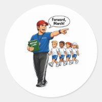 PE Teacher Training Kids Sticker