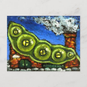 Pea Fairy House postcard