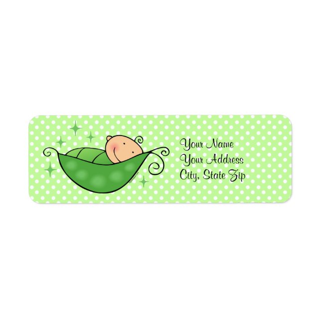 Pea In My Pod Custom Label (Front)