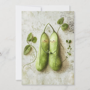Pea in the Pod   Garden Cuddles Invitation