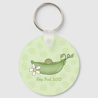 Pea in the Pod Keychain