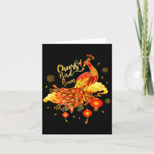 Pea Mahjong Cheers Bird Bam Chinese Mah Jong Game Card