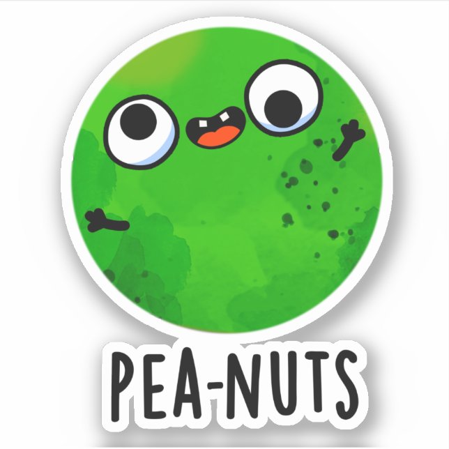 Pea-nuts Funny Crazy Pea Pun  (Front)