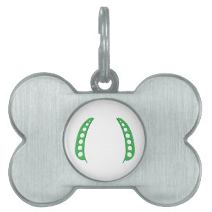 Pea Pod Frame Pet Name Tag