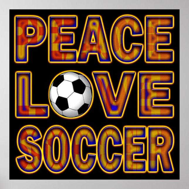 PEAC LOVE SOCCER POSTER (Front)