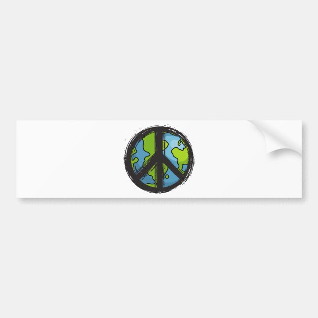 peace5 bumper sticker (Front)
