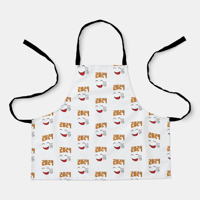 Peace 2024 Love Apron (Front)