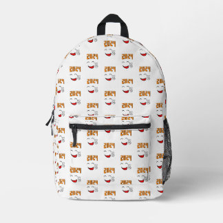 Peace 2024 Love Printed Backpack