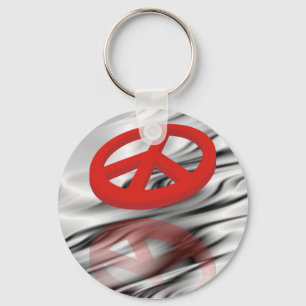 Peace 3D / reflexion Key Ring