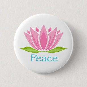 Peace 6 Cm Round Badge