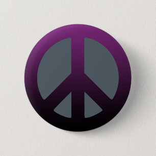 Peace 6 Cm Round Badge
