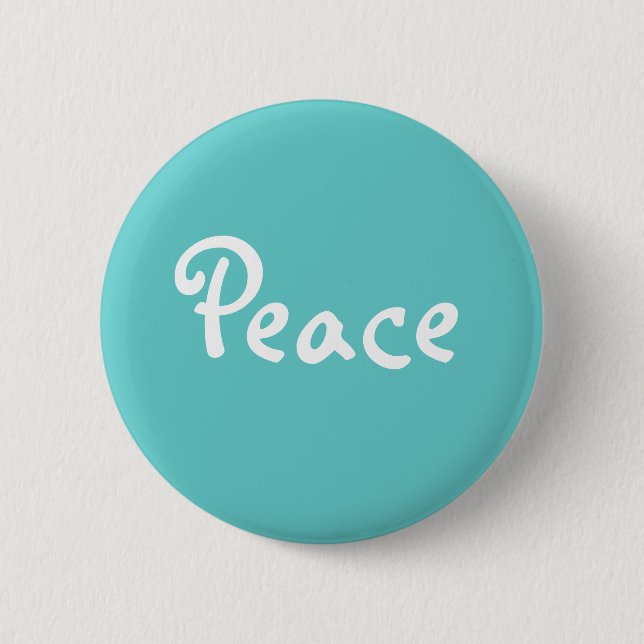 Peace 6 Cm Round Badge (Front)