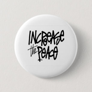 PEACE 6 CM ROUND BADGE