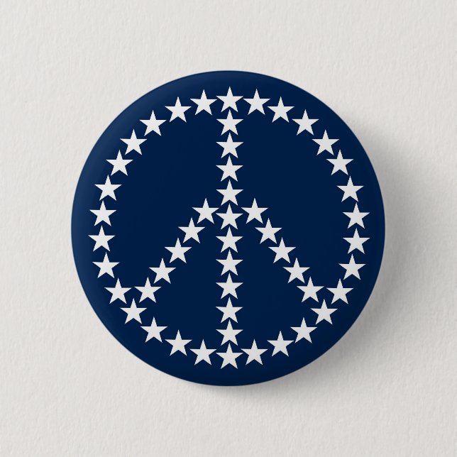 Peace 6 Cm Round Badge (Front)