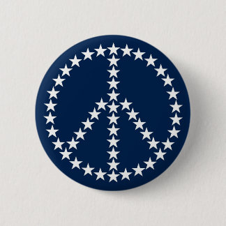 Peace 6 Cm Round Badge