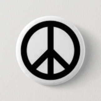 peace 6 cm round badge