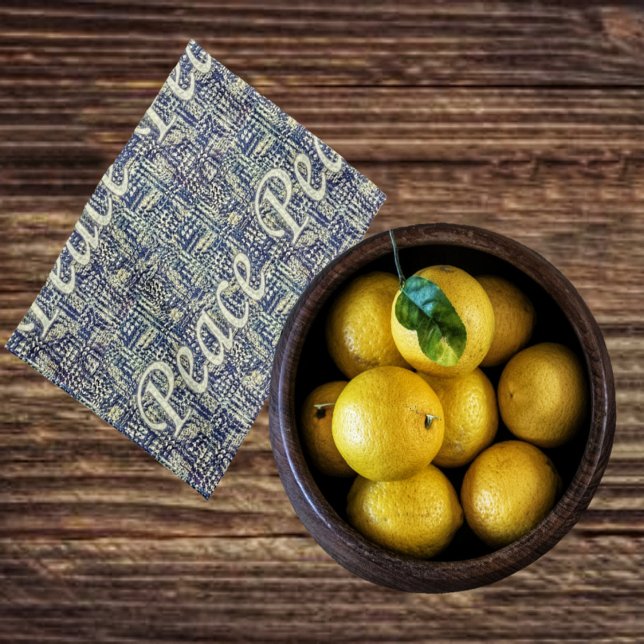 Peace Abounds Tea Towel (Prepare your Holiday dinner with your Peace Abounds Kitchen Towel!)