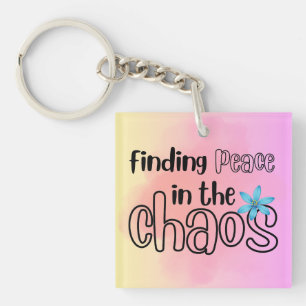 Peace Acrylic Keychain