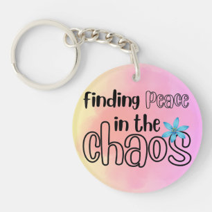 Peace Acrylic Keychain