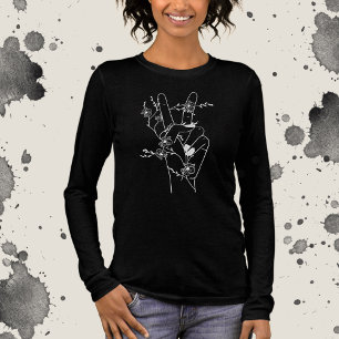 Peace and Flowers Tri-Blend Shirt