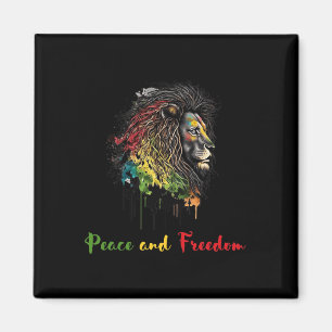 Peace And Freedom Black History African Heritage Magnet