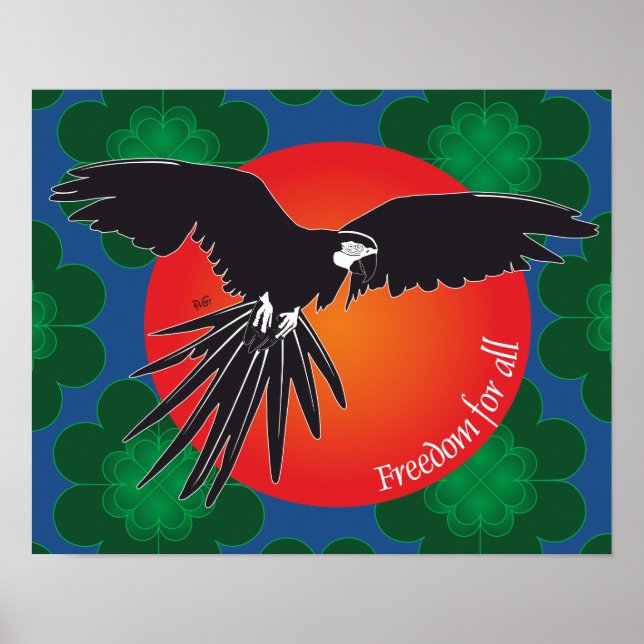 Peace and Freedom for all Poster (Front)