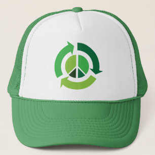 PEACE AND GREEN LIVING Trucker Hat